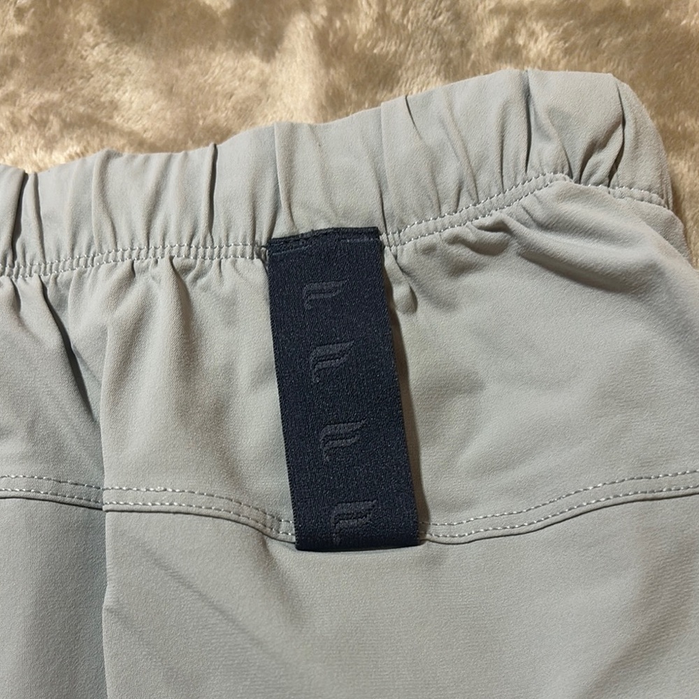 Fabletics Light Gray Elastic Shorts - image 2